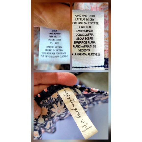 Kingston Grey Women's Floral Sleeveless Juniors Halter Wide-Leg Jumpsuit- S - Picture 10 of 11